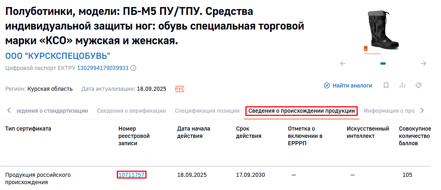 Сайт Минпромторга